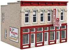 Walthers Cornerstone HO Scale Building/Structure Kit Jim's Red Owl Food Store
