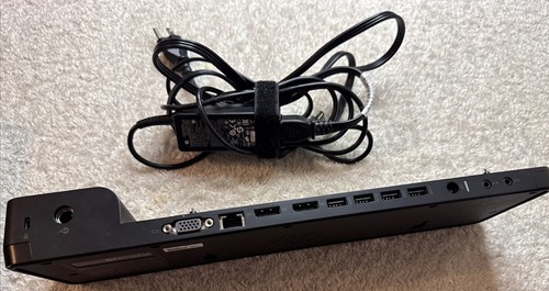 HP 2013 UltraSlim Dock Docking Station W/powercord. D9Y33UT#ABA - Afbeelding 2 van 3
