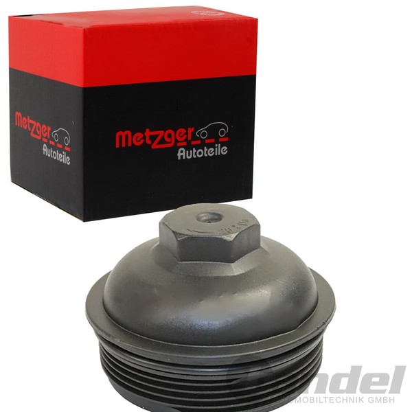Metzger Deckel ÖLfiltergehÄUse Kappe Passend FüR Audi A3 A4 A5 A6 Q5 TT Seat-image