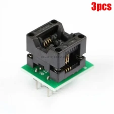 3Pcs Ez DIP8 With SOP8 Adapter 150Mil Programmer Socket To Converter SOIC8 Ne pq