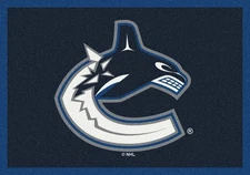 4x6 Milliken Vancouver Canucks Sports NHL Spirit Area Rug - Approx 3'10"x5'4"