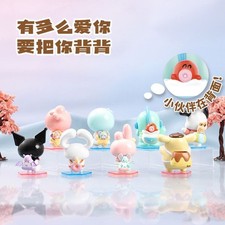 MINISO Sanrio Back Buddy Blind Box Figure Cute Ornament Toy Fugure Model