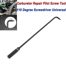 Carburetor Pilot Screw Adjusting Tool 110° Angled Metal Head Universal ATV UTV
