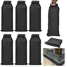 8 Pcs Flood Water Sand Bags Waterproof Sandbags Barrier Reusable Sand Bags wi...