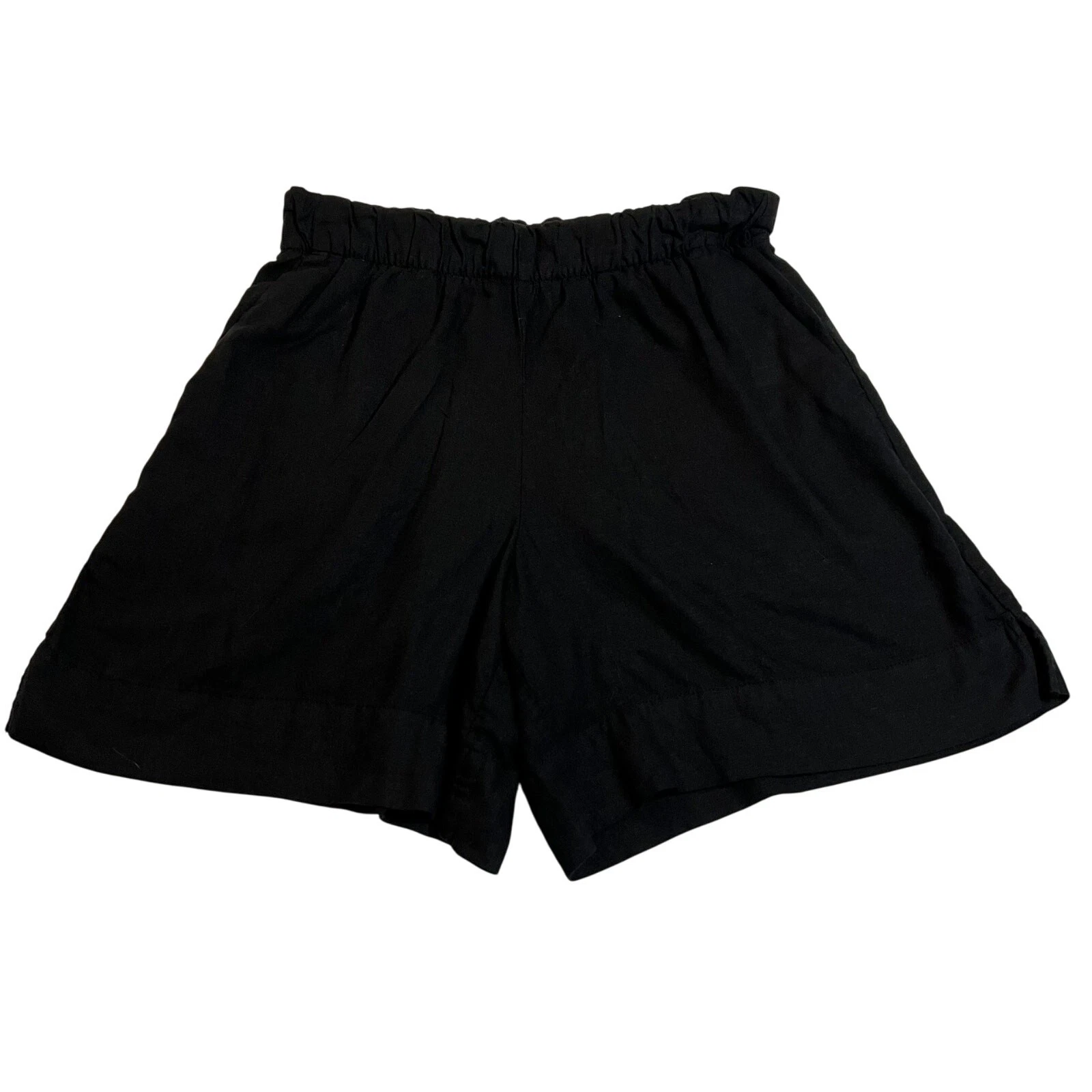 Gap Pull On Linen Blend Shorts Size Small Tall Minimalist Breathable Casual