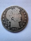1895 Barber / Liberty Head Silver Half Dollar Estate Sale No Reserve
