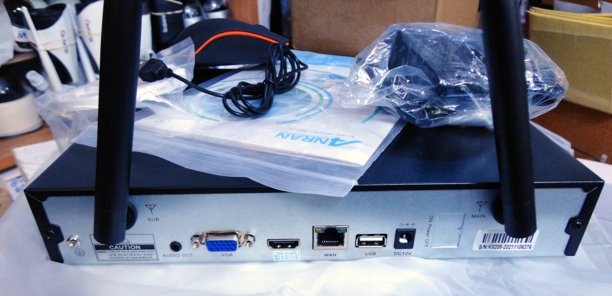 ANRAN NVR Network Video / Digital Recorder / K9608W / 500GB +