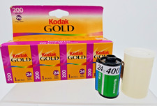 Vintage Kodak Gold Color Print Film 200 Speed 4 Rolls Sealed Exp. '02 Fuji 400