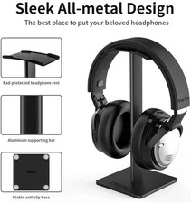 Aluminum Alloy Universal Headphone Stand Headset Holder Desktop Support