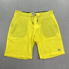 Greyson Shorts Mens 36 Yellow Swim Trunks Indian Wells 9 Inseam Wolf