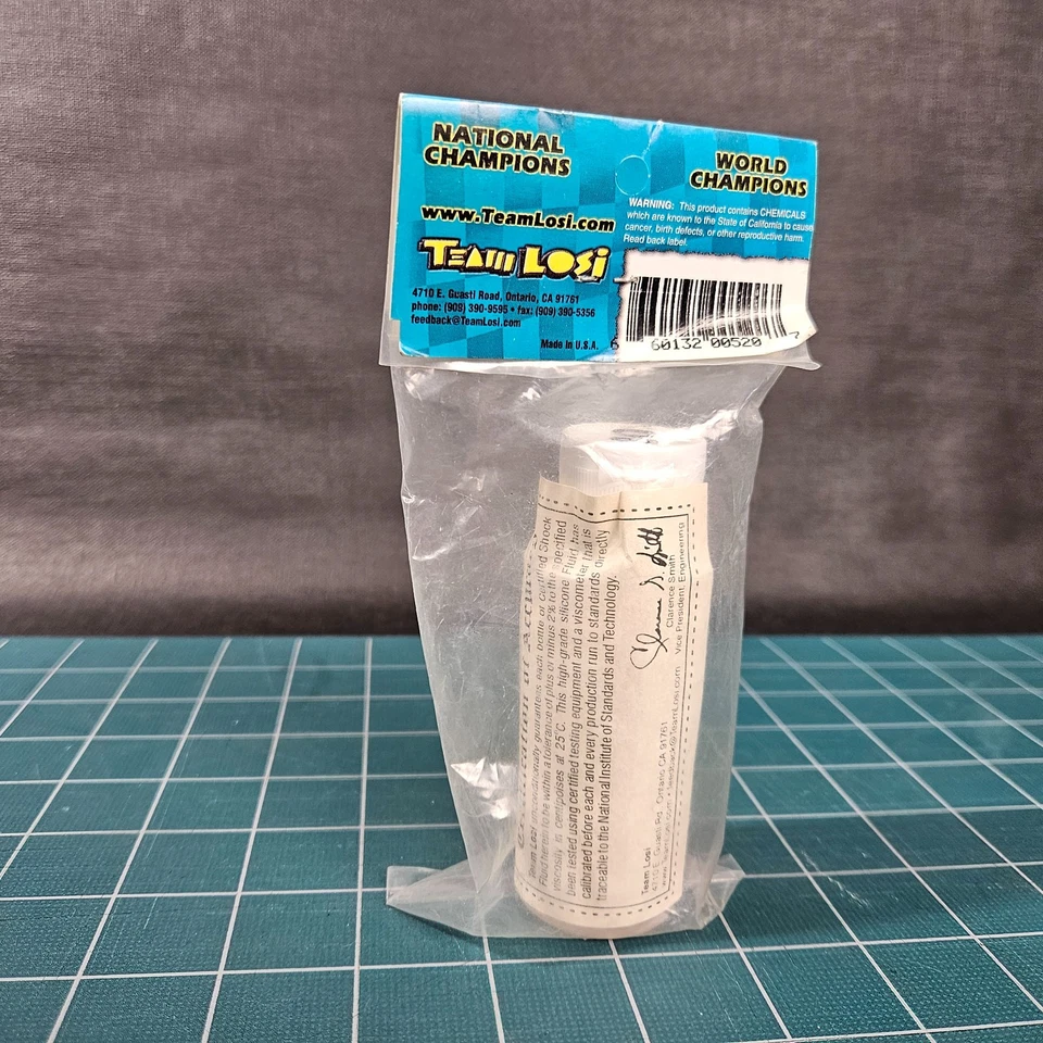 Vintage TEAM LOSI Silicone Shock Oil, 80wt, 2oz LOSA5230 - Image 4 of 4