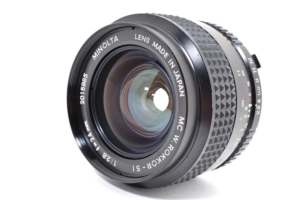 [ESTADO PERFEITO] Minolta MC W.Rokkor SI 24mm f/2.8 lente grande angular MF para SLRFrom JAPÃO - Imagem 3 de 4