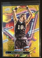 2023-24 Topps Cosmic Chrome - Pau Gasol #66 Gold Interstellar Refractor /50