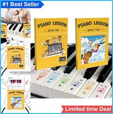 Piano Stickers Color Note Keyboard Labels Lesson Book 1 2 Kids Beginners Sight