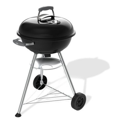 Weber D47 Compact Kettle Charcoal Barbecue Grill Black Steel 77924915710