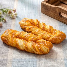 2 Pcs Artificial Bread Realistic Simulation Fake Cake Fake Bread for Display ...
