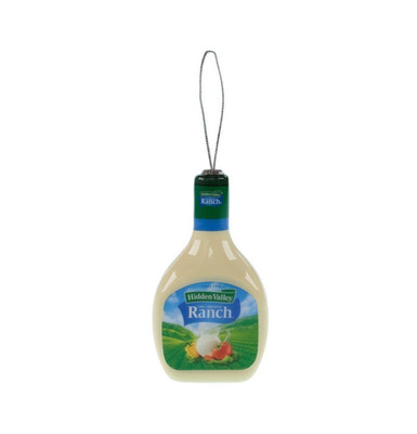 Hidden Valley Ranch Dressing Decoupage Christmas Tree Ornament NWT