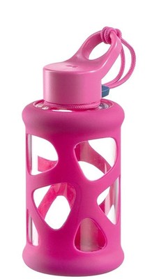 LEONARDO IN GIRO To Go Glas Trinkflasche 350ml Bottle Reiseflasche Camping Sport