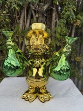 Scrooge McDuck Golden (yellowish) Chrome Figure 40cm 15.8&rdquo;