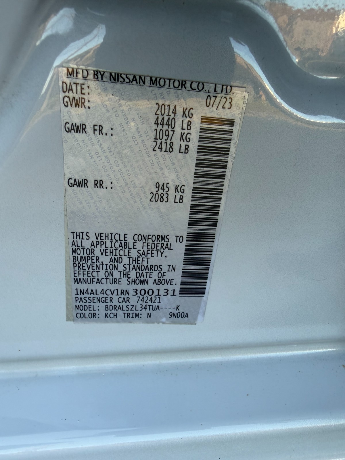 Nissan Altima - Image 24