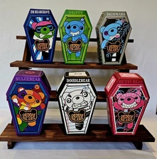 Deddy Bears Series 3 Plush Set of 6 w/ Coffin Boxes 2024 Halloween NWT