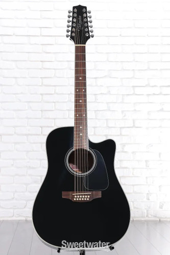 Takamine GD-38CE 12-string Acoustic-electric Guitar - Black