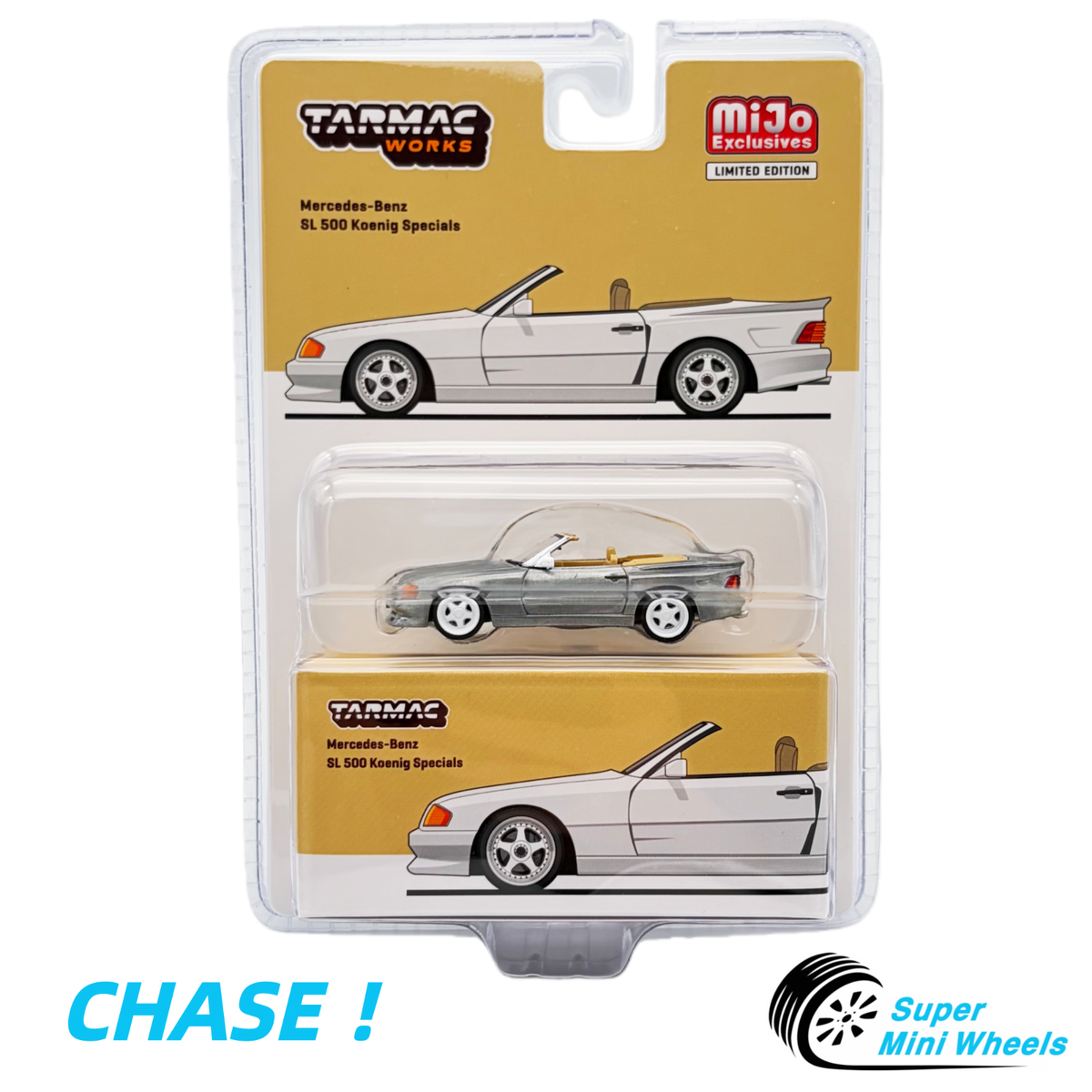 CHASE ！Tarmac Works 1:64 Mercedes-Benz SL 500 Koenig Specials