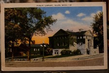 Niles Michigan MI Carnegie Public Library Vin...