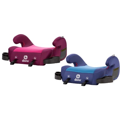 Diono Solana 2 XL Pack of 2 2022, 8 Years 1 Booster Seat, Pink/Blue