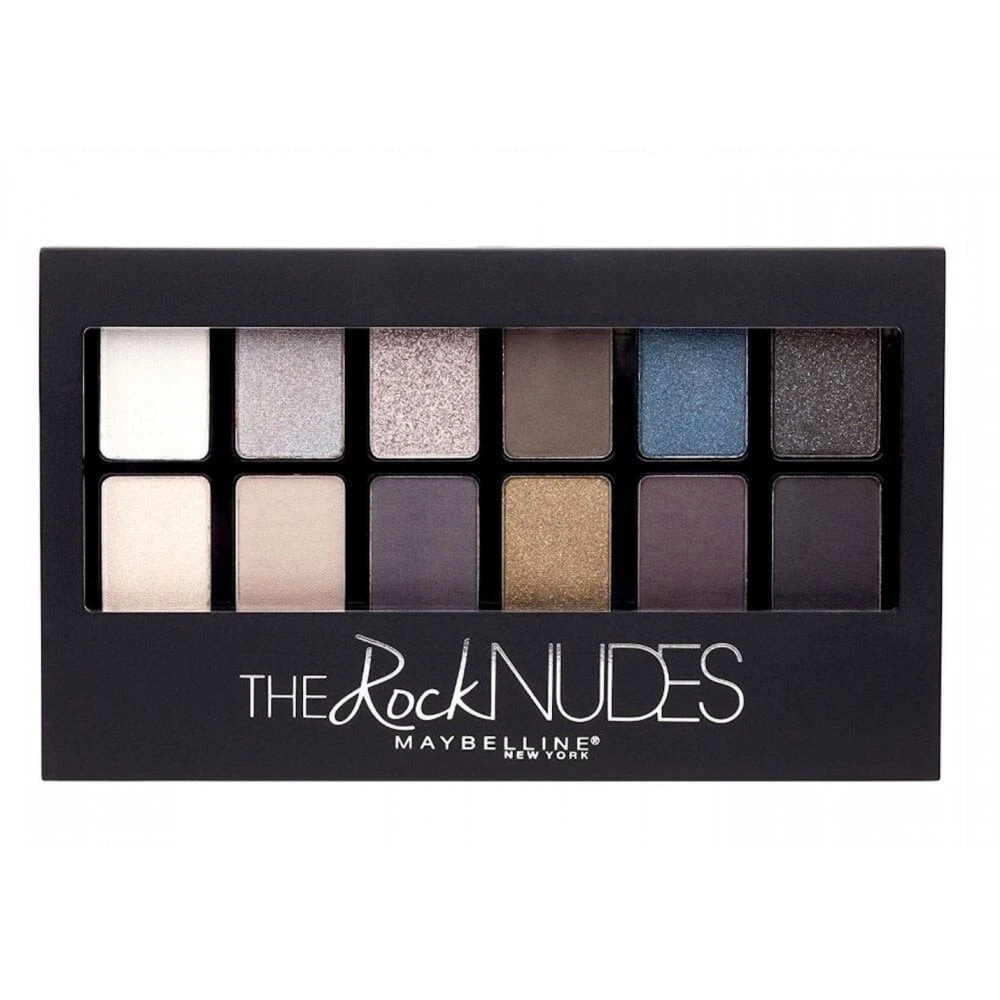 Maybelline New York The Rock Nudes Eyeshadow Palette Sealed Smokey