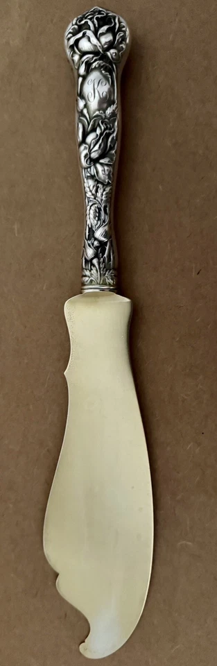 RARO JUEGO DE 13 PIEZAS HELADO HUECO HUECO ALVIN ROSA NUPCIAL 11 3/4” Foto 2 de 4