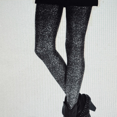 NWT. Mimi Chica Buckle. Silver Foil Luxe Pull On Leggings. Size Small.