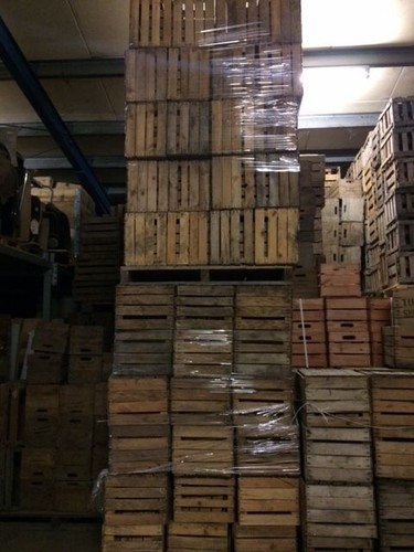 8 Stück Massive Obstkisten Johanna B WARE !! weinkisten apfelkisten Vintage - Bild 4 von 24