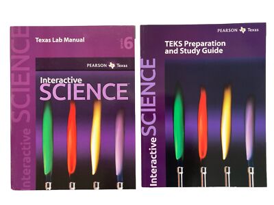 NEW Grade 6 Texas INTERACTIVE SCIENCE Lab Manual + TEKS Preparation Study Guide