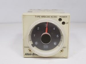 ALLEN BRADLEY 700-HRM12TU24 DELAY TIMING RELAY W/DIAL 8 PIN DPDT SERIES B