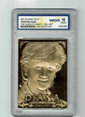 1997 Princess Diana 23 Karat Gold Limited Edition 