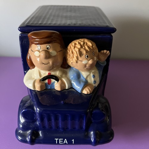 Wade Tetley Tea Folk Collectables, Gaffer & Archie Tea Caddy/Biscuit