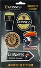 Guinness Pack of 5 Leatherette Stickers - Licensed