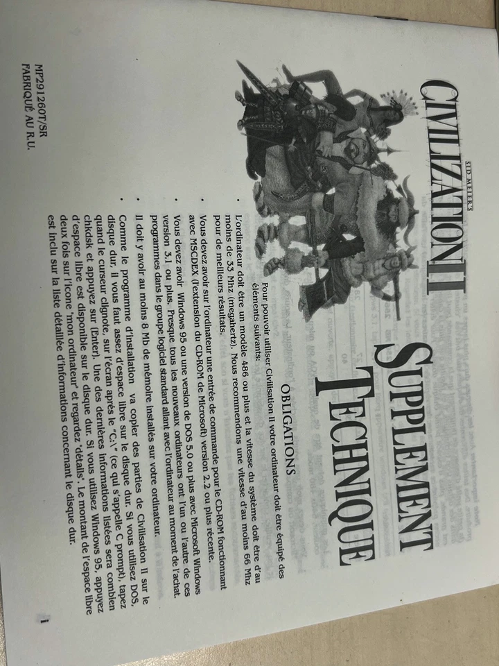 Civilization II PC Game – Sid Meier's Big Box (Box Only) - Image 3 of 3