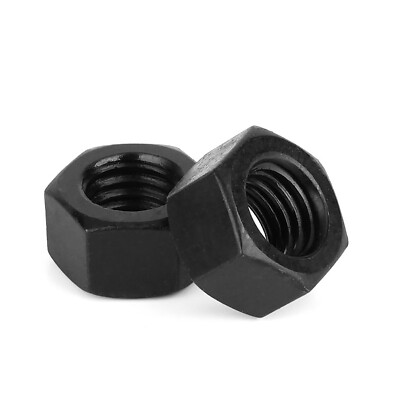 Sechskantmutter Din 934 Verzinkt Stahl Schwarz Muttern M2,M2.5,M3,M4,M5,M6~M24