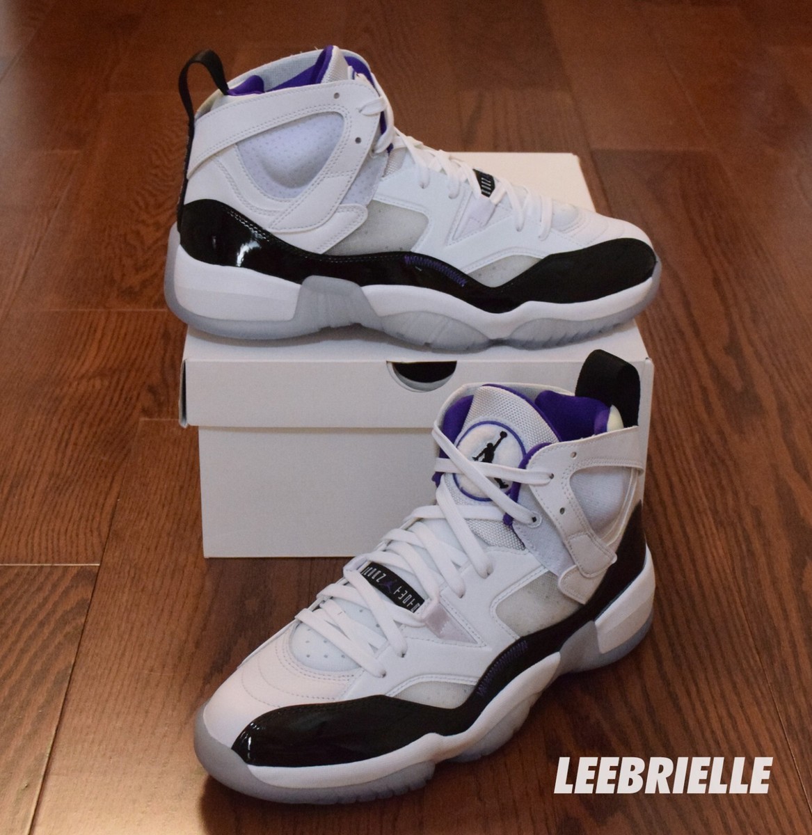 シューズ(男性用) NIKE JORDAN JUMPMAN TWO TREY CONCORD Nike Air Jordan Jumpman Two Trey Concord White Black DO1925