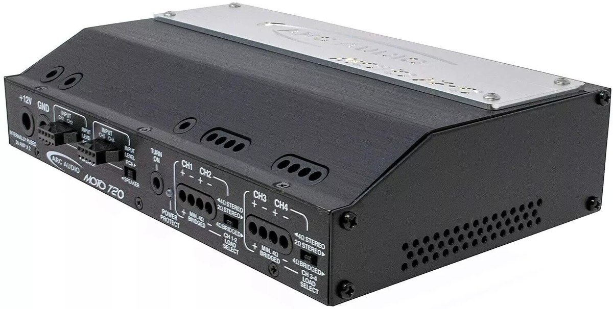 ARC AUDIO MOTO 720 4-Channel Car Motorcycle Harley AMPLIFIER 720W