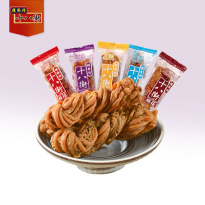 天津特产桂发祥十八街麻花散装多味麻花500g Twist Snacks