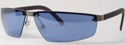 Eschenbach 6302 314245 Gris Argenté Unique Rare Soleil Bleu Lentille 70-20-122mm - Photo 1/4