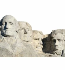MOUNT RUSHMORE National Monument Life-Size Cardboard Cutout Standee