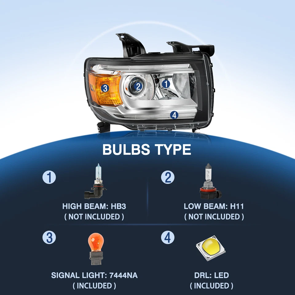 Фара в сборе прожекторная для GMC Canyon 2015-2022 годов выпуска правая со стороны пассажира - Изображение 3 из 4
