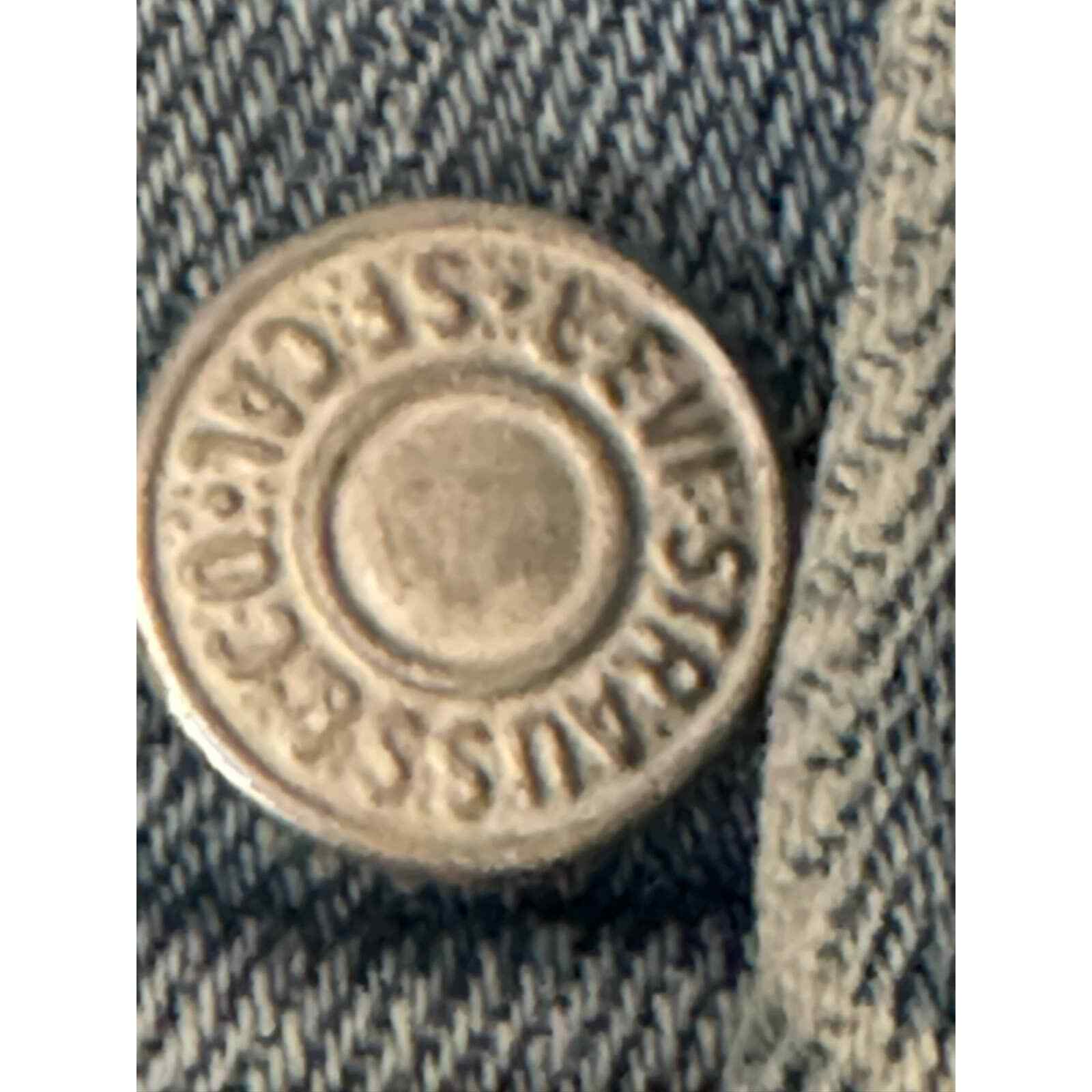 Levi Strauss Collared Button Down Denim Jacket Bl… - image 6