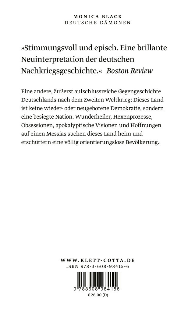 Thumbnail - Deutsche Dämonen | Monica Black | 2021 | Deutsch | A Demon-haunted