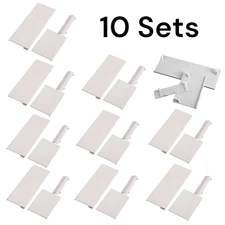 10 Set White Replacement Door Memory Slot Cover Lid for Nintendo Wii Console