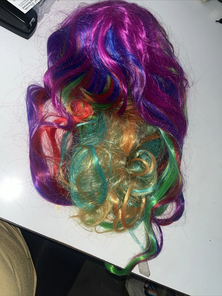 Rainbow Colorful Wig - Image 3 of 4